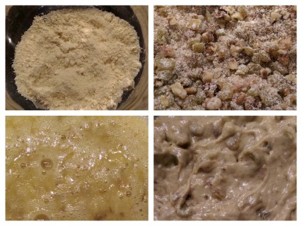 The 4 main stages of preparing the Cake Mix