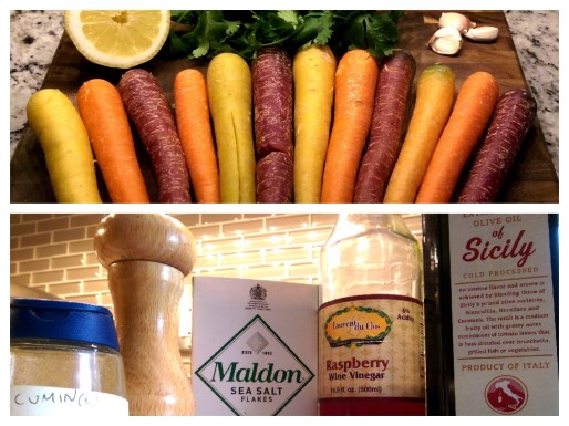 Beautiful Colorful Carrots & the Other Ingredients needed