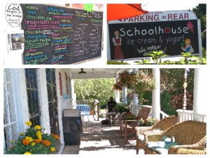 Menu &amp; Scenes around the Schoolhouse