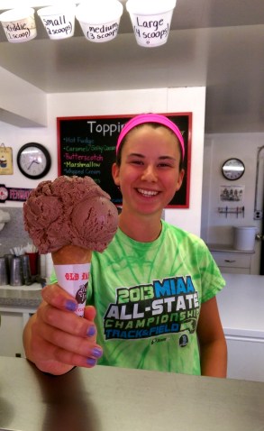 Alice serves a huge Kiddie portion of Chocolate for my little one