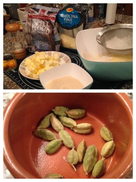 Top - main ingredients Bottom 0 green cardamon