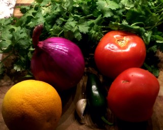 Ingredients for the Salsa