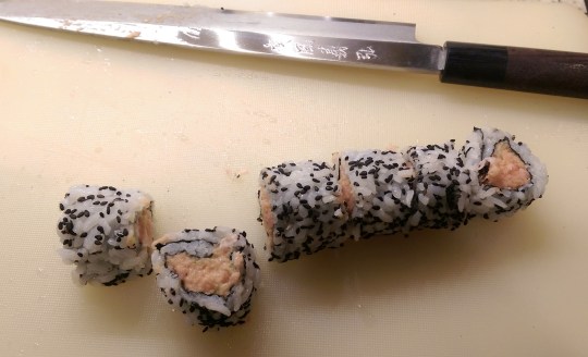 Sliced Spicy Tuna Maki