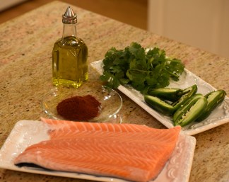 Simple ingredients for a subtly spicy dish