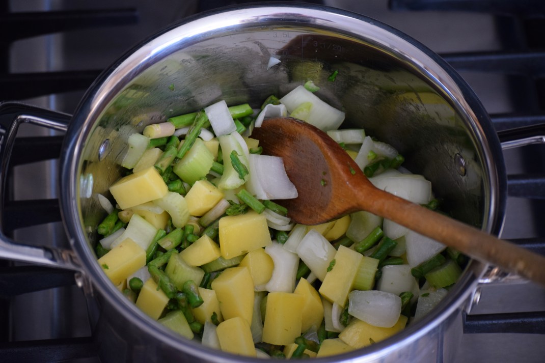 3. Sauteeing the Veggies