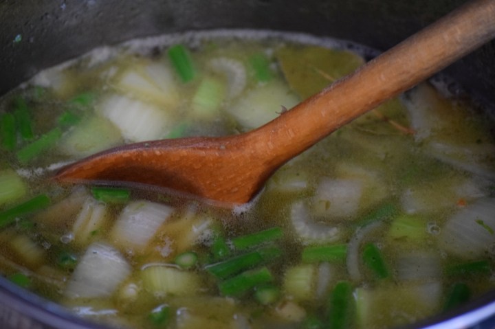 4. Add stock and more water