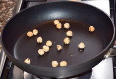 Toast & Roll those Hazelnuts