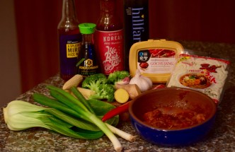 Ingredients & Chicken Marinating