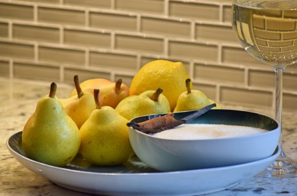 2. Ingredients including the beautiful Bartlett Pears