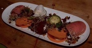 Raw Veg & Goats Cheese "Ravioli" 