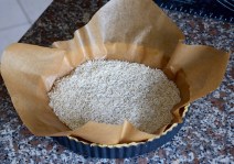 Pastry case ready to blind bake