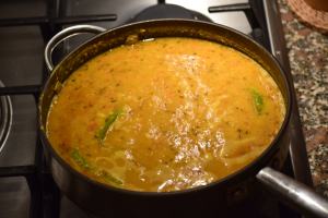 Dal simmering away