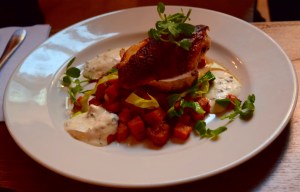 Harissa Chicken with Sweet Potato & Onion Hash
