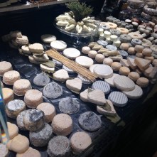 Fantastic display of cheese at Alain Hess