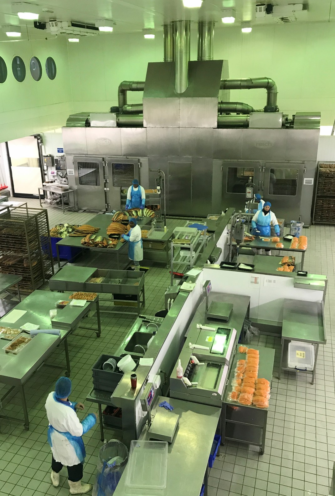 6. Birds eye view of salmon factory