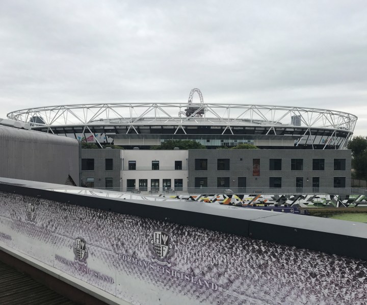 7. View of Olympic Stadium from the Roof of Formans