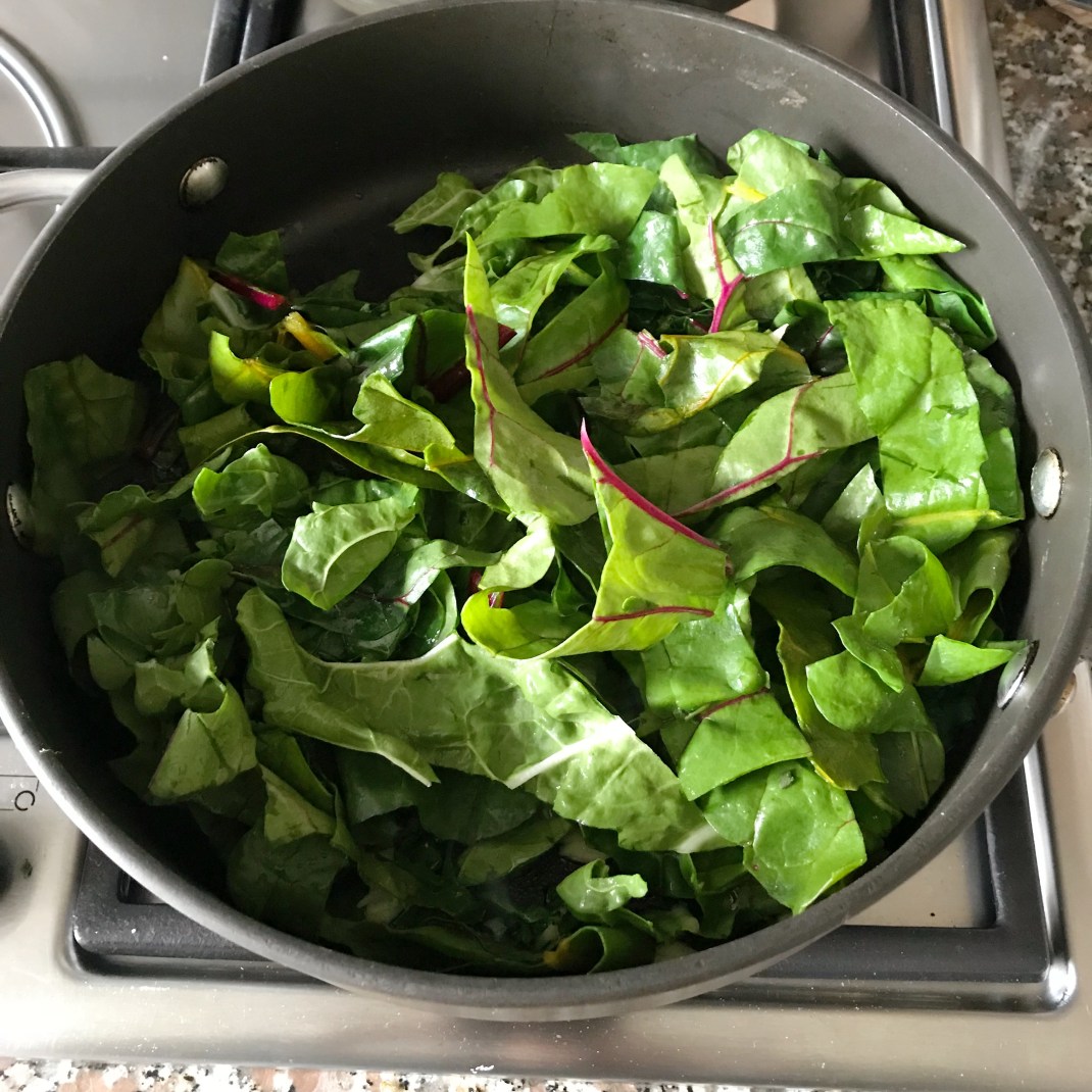 Swiss Chard Leek & Feta Tart