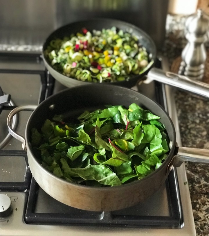 Swiss Chard Leek &amp; Feta Tart